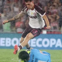 Flamengo luta, mas sucumbe diante do Lanús e perde título da Recopa Imagem referente a Flamengo luta, mas sucumbe diante do Lanús e perde título da Recopa