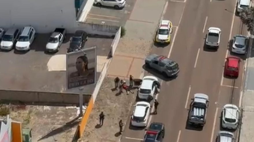 Veja: Homem que baleou mulher no rosto é neutralizado com auxílio do helicóptero Falcão 14