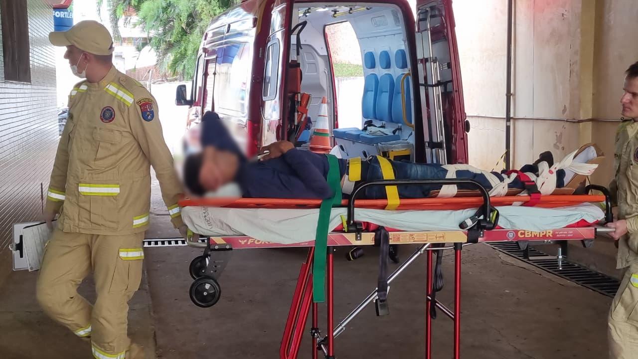 Acidente de trânsito no Esmeralda deixa homem ferido