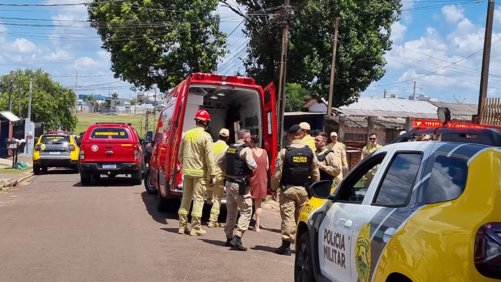 Siate de Cascavel é acionado para atender vítimas de briga de casal com ataque de pitbull no Universitário