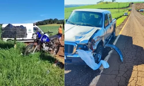 Motociclista morre após colisão frontal com caminhonete em Cambira