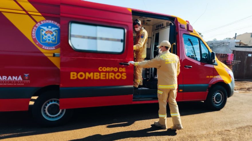 Mulher de 49 anos fica ferida após queda no Loteamento Água Doce, em Cascavel