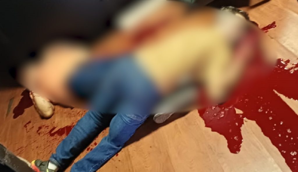 Foto mostra horror em cena de duplo homicídio que vitimou pai e filho em Cascavel