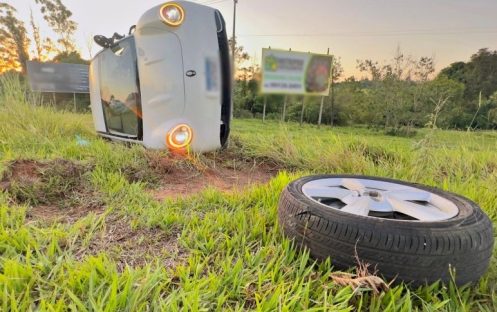 Gestante de Tapejara é socorrida após colisão em rodovia
