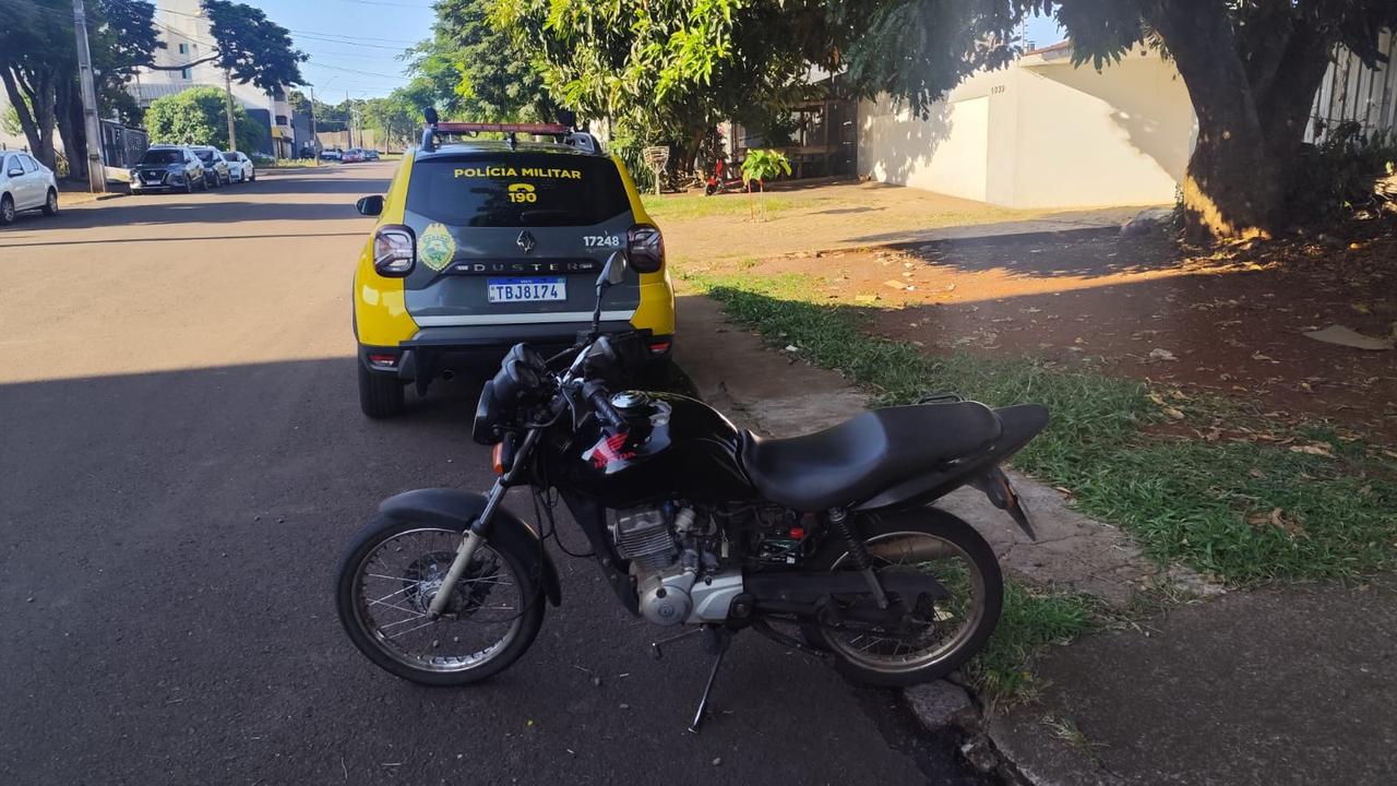 Motocicleta é apreendida pela PM durante bloqueio de trânsito no Cancelli Motocicleta é apreendida pela PM durante bloqueio de trânsito no Cancelli