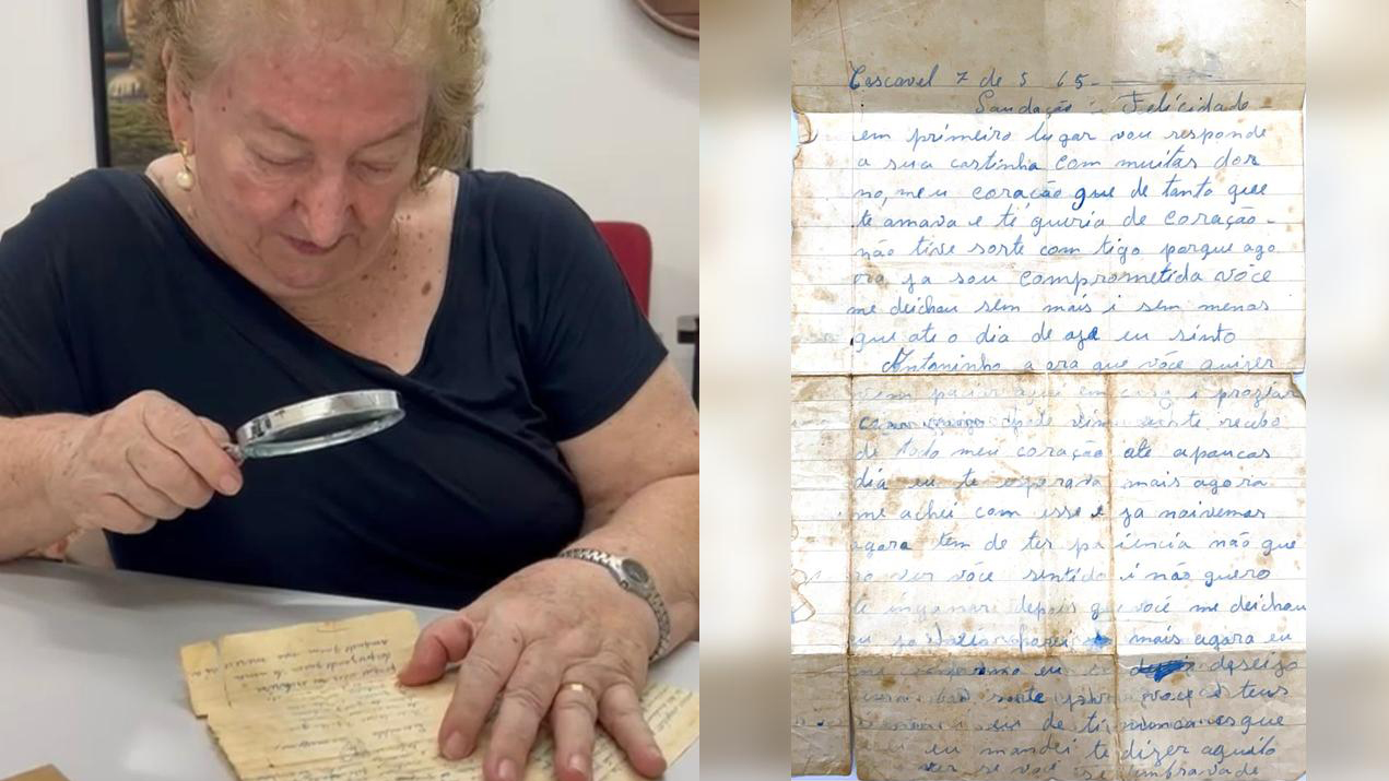 Carta de amor com mais de 60 anos faz parte do 4ª Café com Histórias Carta de amor com mais de 60 anos faz parte do 4ª Café com Histórias