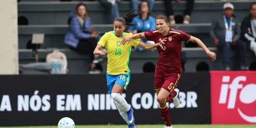 Seleção feminina perde de 2 a 1 para Venezuela em amistoso Seleção feminina perde de 2 a 1 para Venezuela em amistoso