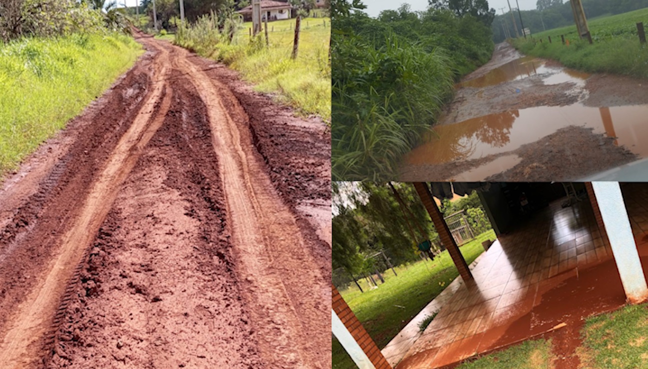 Moradores pedem ajuda para reparo em estrada de Centralito Moradores pedem ajuda para reparo em estrada de Centralito