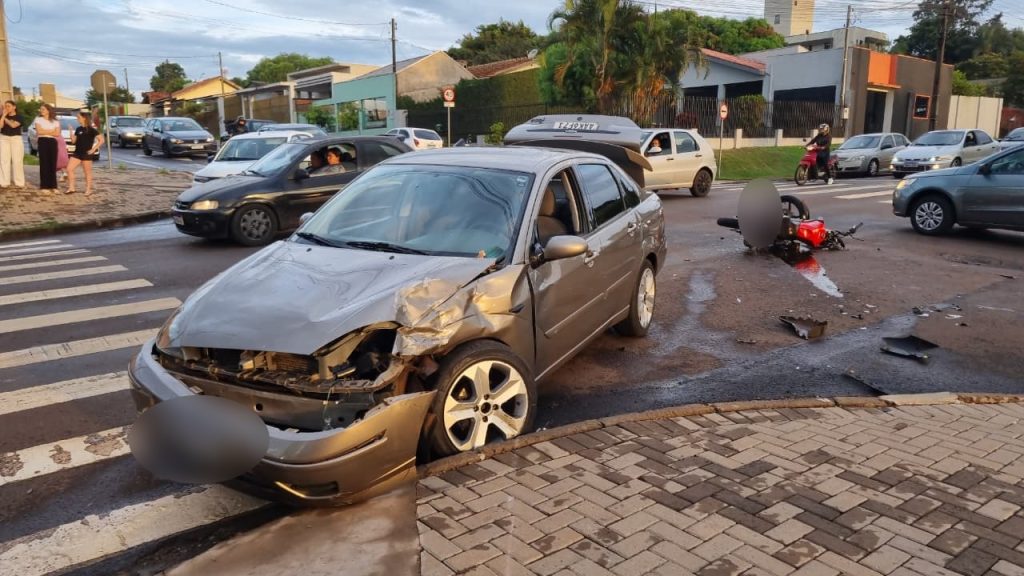 PM informa que motociclista ferido em acidente no Bairro Brasília não possuía habilitação