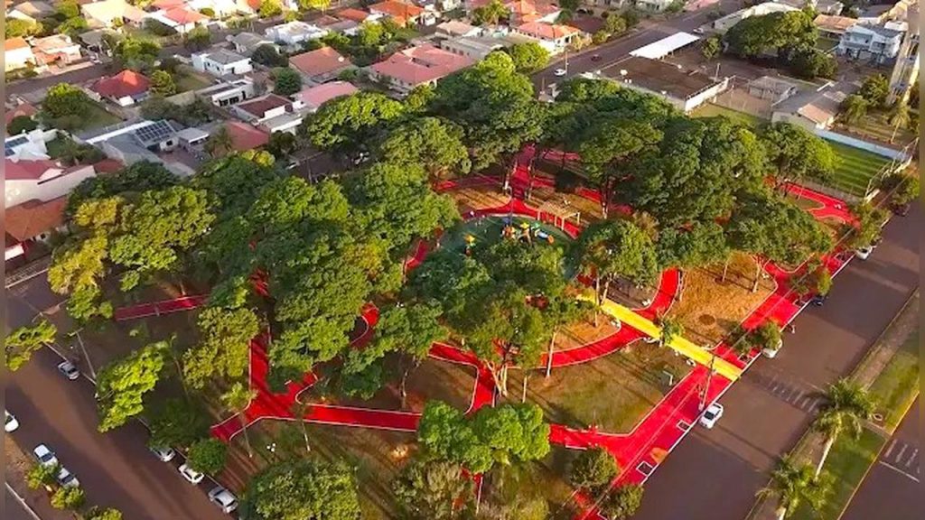Cão com fratura exposta é resgatado por policiais em praça pública de Assis Chateaubriand