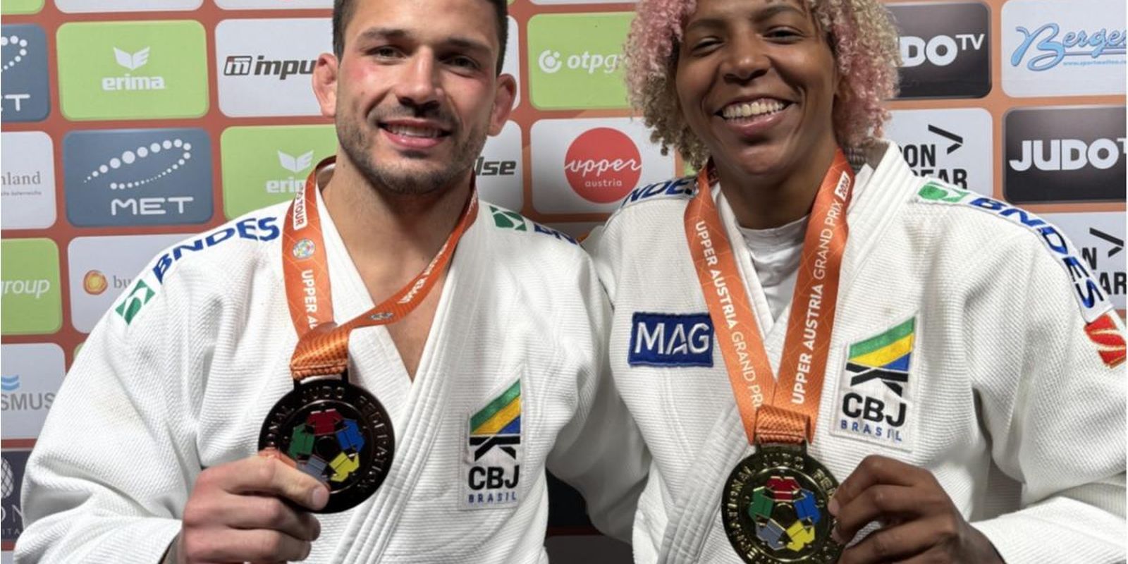Rafaela Silva é ouro e Cargnin bronze no Grand Prix de judô da Áustria Imagem referente a Rafaela Silva é ouro e Cargnin bronze no Grand Prix de judô da Áustria