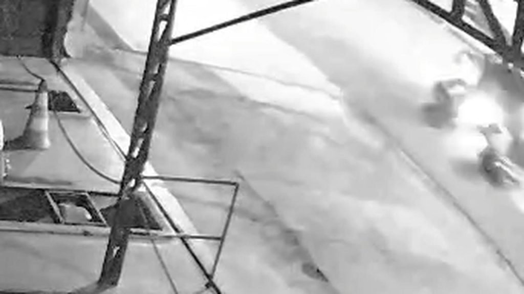 Pancada: Câmera registra acidente na Avenida Corbélia