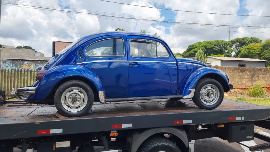 Fusca furtado em Boa Vista da Aparecida é localizado pelo próprio proprietário em Cascavel
