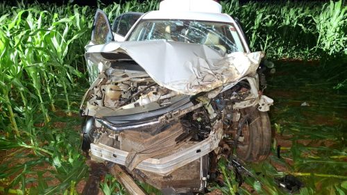 Acidente entre dois veículos deixa cinco pessoas feridas na PR-182, em Palotina Acidente entre dois veículos deixa cinco pessoas feridas na PR-182, em Palotina