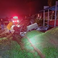 Motorista morre após carro atingir capivara, sair da pista e capotar na rodovia Imagem referente a Motorista morre após carro atingir capivara, sair da pista e capotar na rodovia