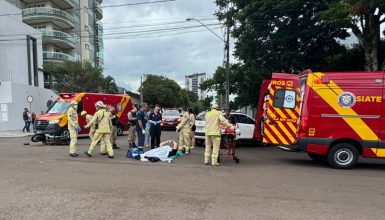 Imagem referente a Mulher de 49 anos morre após grave acidente no Centro de Cascavel