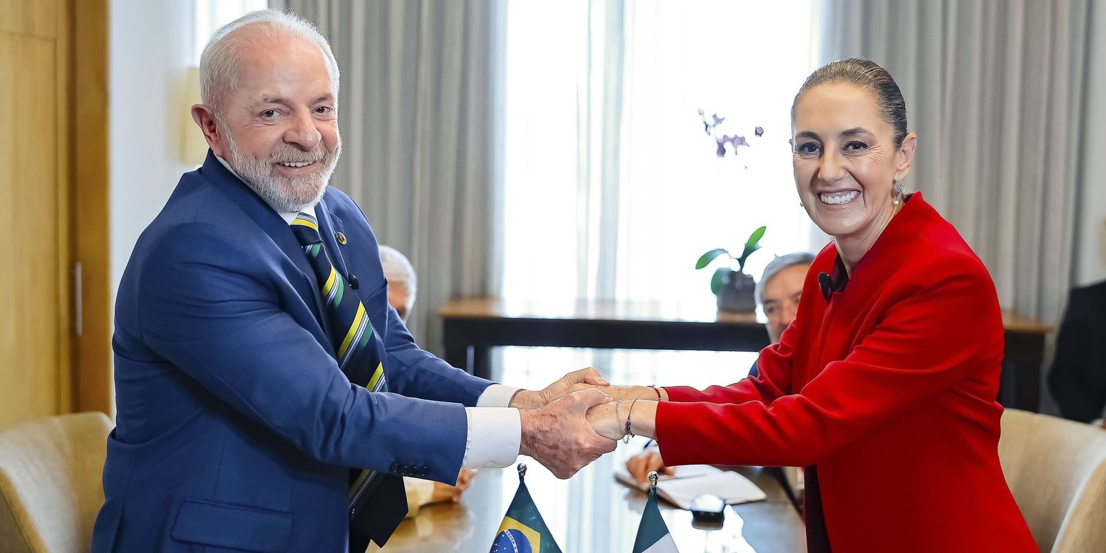 Lula e presidenta do México querem reunir empresários dos dois países Lula e presidenta do México querem reunir empresários dos dois países