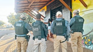 Operação do Gaeco e Denarc mira grupo suspeito de tráfico em Cascavel