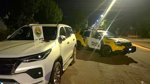 Polícia recupera Hilux furtada e encontra dispositivo usado em furtos dentro do veículo