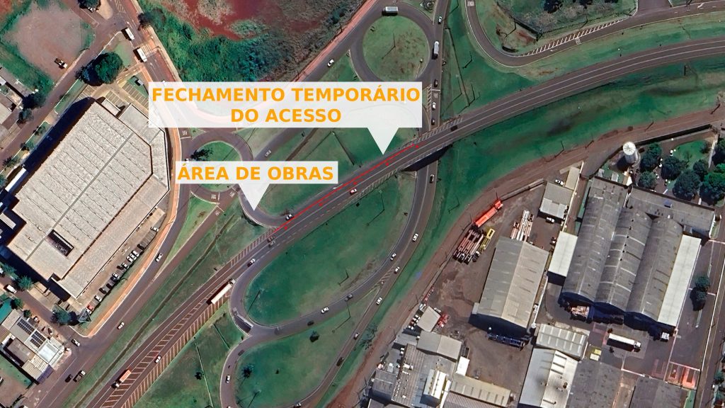 EPR Iguaçu realiza manutenção na BR-277 e acesso ao bairro Santa Cruz será fechado temporariamente