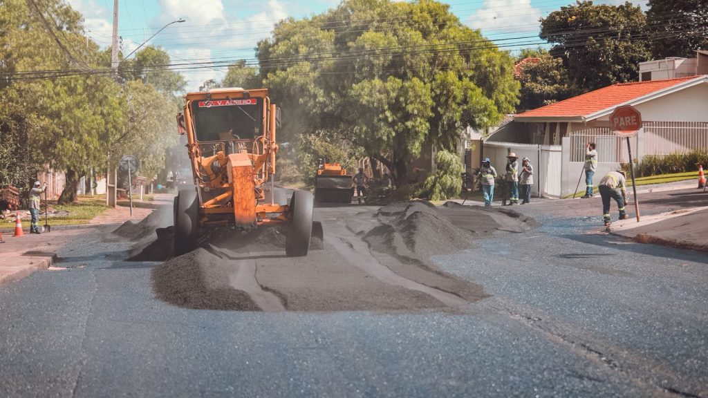 Cascavel avança com reperfilamento asfáltico e já conclui 15% das obras previstas