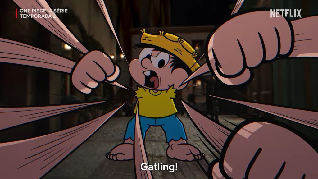 Chico Bento invade One Piece em ação da Netflix
