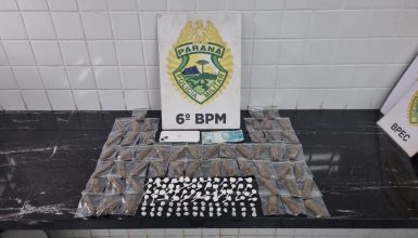 Segundo a PM, suspeita tentou esconder drogas debaixo de pia durante abordagem no Melissa Imagem referente a Segundo a PM, suspeita tentou esconder drogas debaixo de pia durante abordagem no Melissa