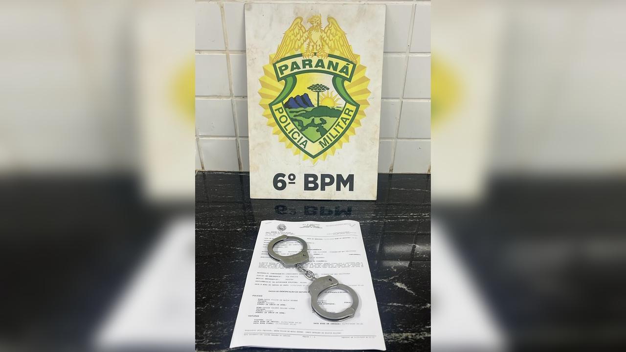 Homem com mandado por furto é preso pela PM durante patrulhamento 14 de Novembro