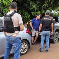 Imagem referente a Vídeo mostra momento em que Meneghel é preso em Salto del Guairá