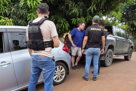 Vídeo mostra momento em que Meneghel é preso em Salto del Guairá Vídeo mostra momento em que Meneghel é preso em Salto del Guairá