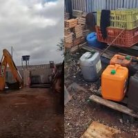 Imagem referente a Vídeos mostram ação que flagrou suspeita de desvio de diesel de máquina pública em Cascavel