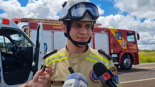 “Múltiplas fraturas e TCE grave”, diz Tenente sobre sobrevivente de acidente na BR-277