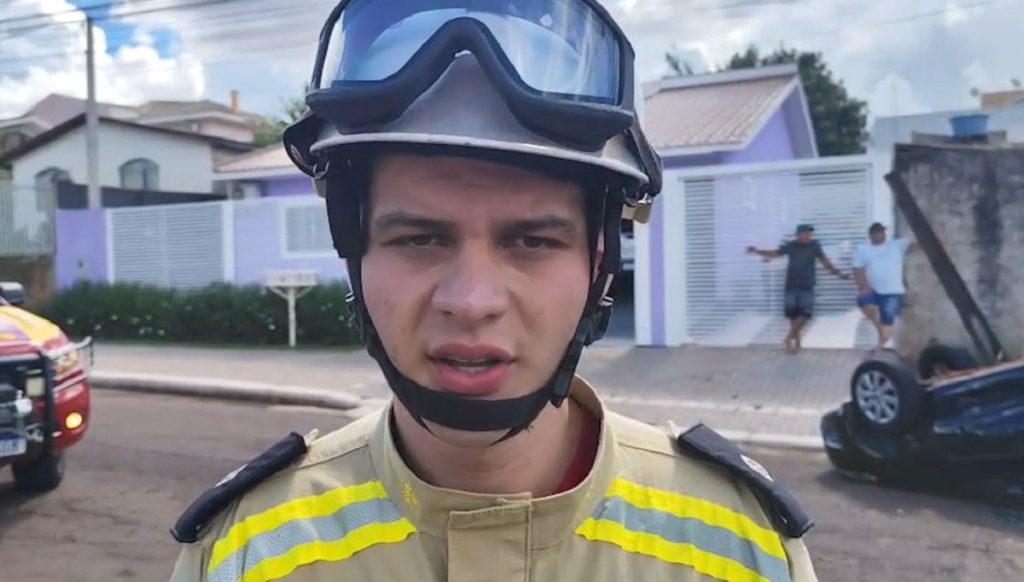 “Uma vítima com laceração”, diz tenente dos Bombeiros sobre acidente no São Cristóvão