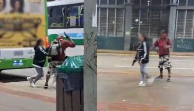 Imagem referente a Vídeo registra confusão e homem com arma de fogo no Terminal Oeste em Cascavel