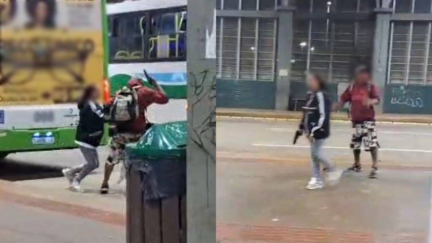 Arma de fogo utilizada em confusão no Terminal Oeste era de brinquedo, diz PM