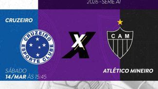 TV Brasil transmite amanhã jogo entre Cruzeiro e Atlético Mineiro