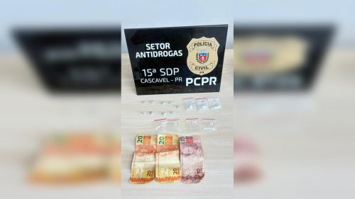 Homem é preso em flagrante por tráfico de drogas em Cascavel