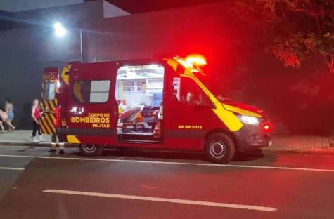 Menino de 9 anos sofre queda de altura e é socorrido pelo Corpo de Bombeiros em Cascavel