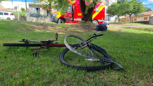 Idoso fica ferido ao sofrer queda de bicicleta no bairro Parque São Paulo