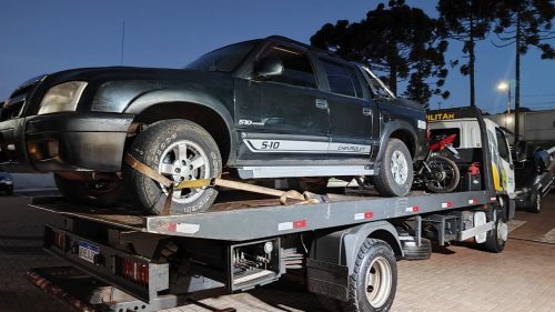 S-10 furtada é recuperada pela PM em Cascavel