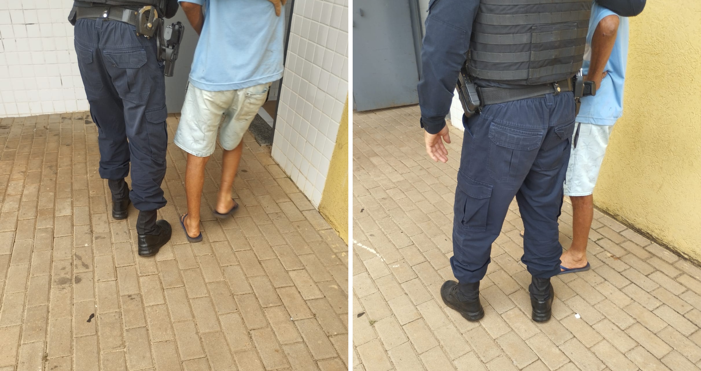 Homem é preso após passar mão nos seios de adolescente que estava em ponto de ônibus