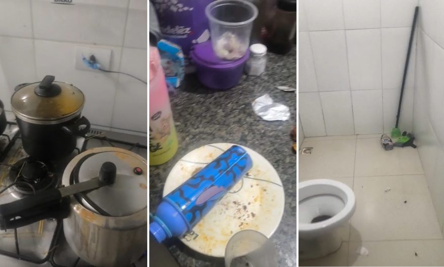 Imagens mostram residência onde crianças de 3, 4 e 6 anos foram ‘abandonadas’ pela mãe