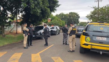 Imagem referente a Um morre e outro é baleado em operação contra Piratas do Asfalto que atuavam na rodovia BR-277