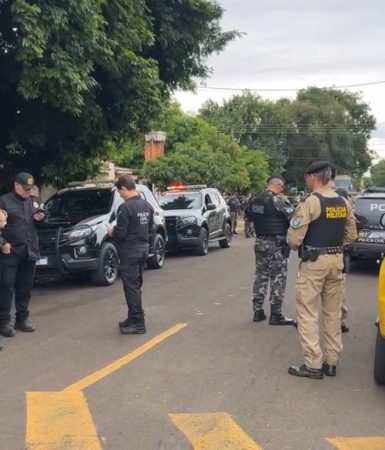 Imagem referente a Um morre e outro é baleado em operação contra Piratas do Asfalto que atuavam na rodovia BR-277