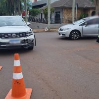 Imagem referente a Colisão entre Civic e T-Cross é registrada no Centro