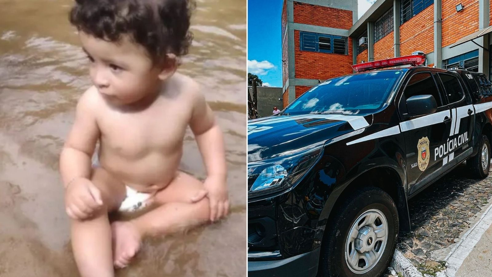 Mãe e padrasto são indiciados por homicídio culposo após criança morrer afogada