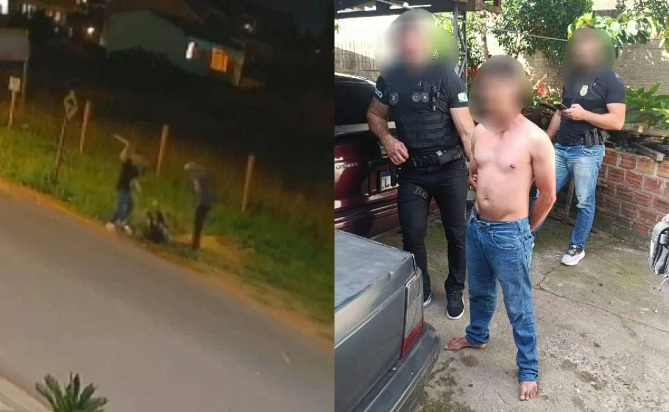 Suspeito de tentar matar homem com facão diz que cobrança de dívida motivou ataque; vídeo mostra crime
