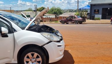 Imagem referente a Gestante fica ferida em acidente no Bairro Brasmadeira em Cascavel
