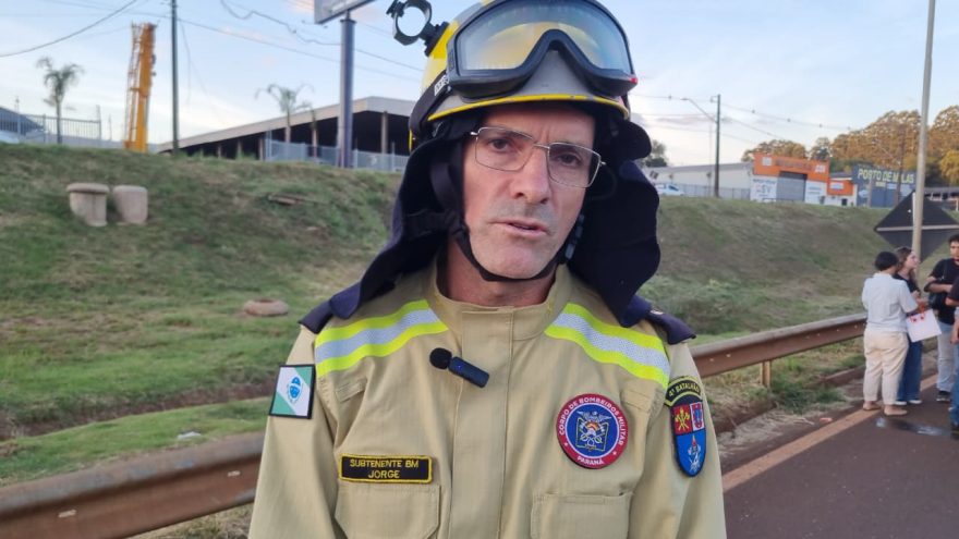 “Jovem encarcerado e caminhoneiro nem parou”, diz subtenente sobre colisão na BR-277