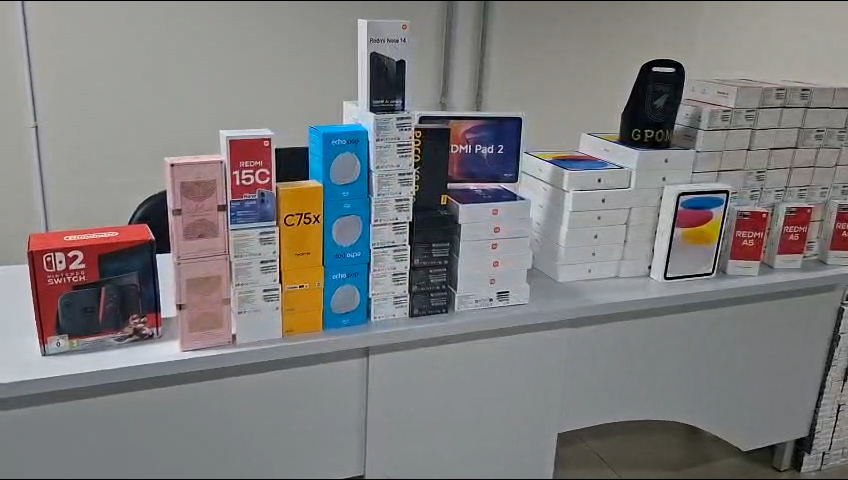 Guarda Municipal apreende mercadorias ilegais avaliadas em R$ 160 mil na rodoviária de Cascavel